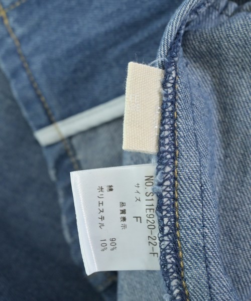 THREE SQUARE（スリースクエア）デニムジャケット 紺 サイズ:F レディース/2200661687673