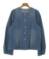THREE SQUARE（スリースクエア）デニムジャケット 紺 サイズ:F レディース/2200661687857