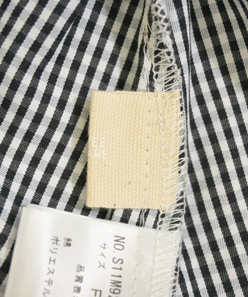 THREE SQUARE（スリースクエア）ブラウス 黒 サイズ:F レディース/2200661688083