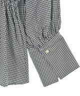 THREE SQUARE（スリースクエア）ブラウス 黒 サイズ:F レディース/2200661688120