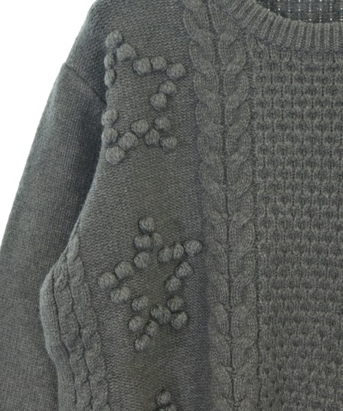 THREE SQUARE（スリースクエア）ニット・セーター グレー サイズ:F レディース/2200661690345