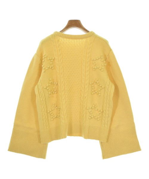 THREE SQUARE（スリースクエア）ニット・セーター 黄 サイズ:F レディース/2200661690413