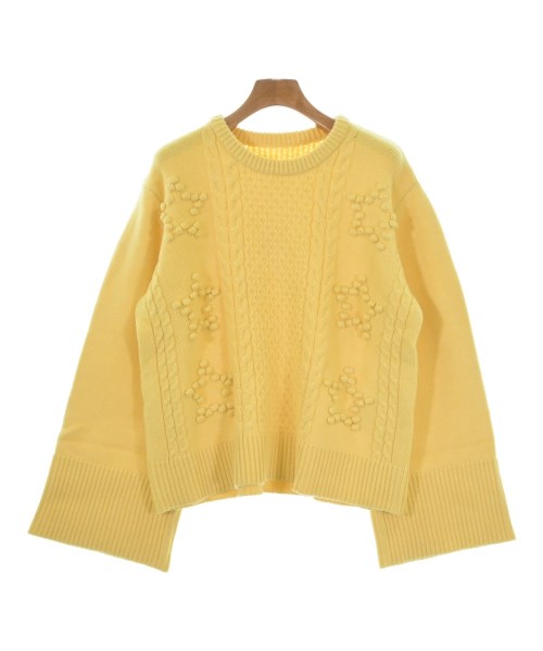 THREE SQUARE(スリースクエア)ニット・セーター 黄 サイズ:F/2200661690420