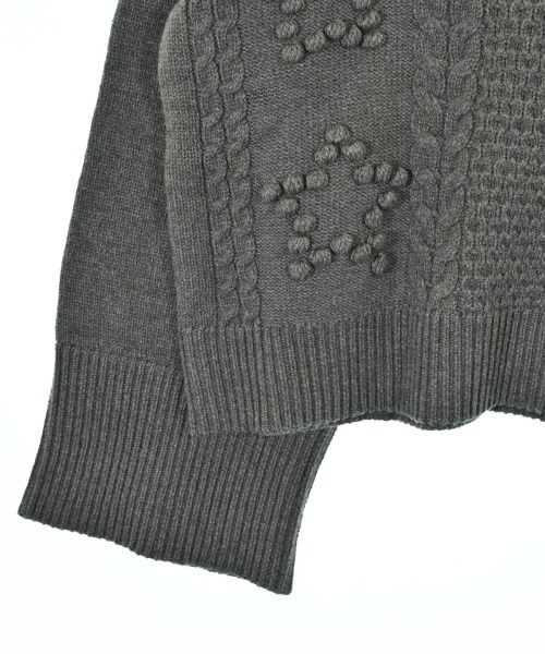 THREE SQUARE（スリースクエア）ニット・セーター グレー サイズ:F レディース/2200661690642