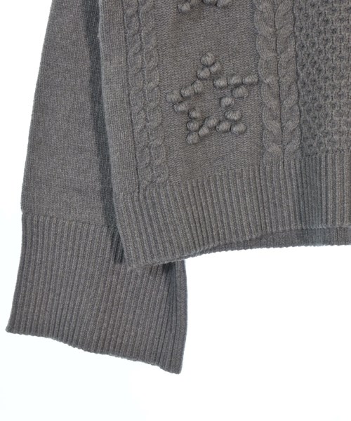 THREE SQUARE（スリースクエア）ニット・セーター グレー サイズ:F レディース/2200661690666