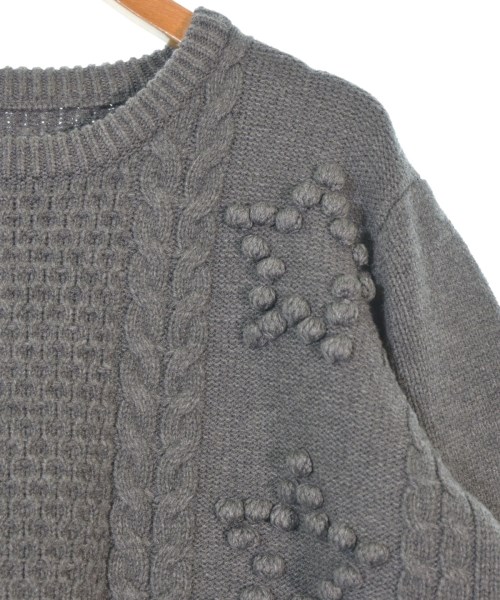 THREE SQUARE（スリースクエア）ニット・セーター グレー サイズ:F レディース/2200661690703