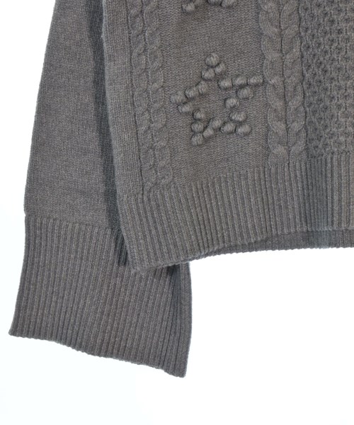 THREE SQUARE（スリースクエア）ニット・セーター グレー サイズ:F レディース/2200661690727