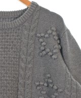 THREE SQUARE（スリースクエア）ニット・セーター グレー サイズ:F レディース/2200661690765