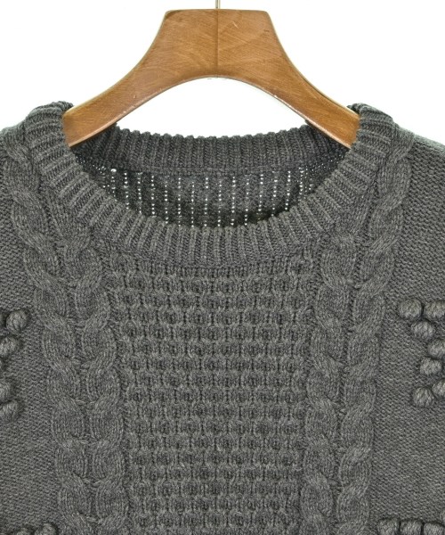 THREE SQUARE（スリースクエア）ニット・セーター グレー サイズ:F レディース/2200661690802