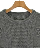 THREE SQUARE（スリースクエア）ニット・セーター グレー サイズ:F レディース/2200661690826