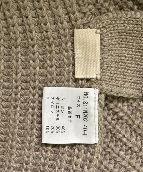 THREE SQUARE（スリースクエア）ベスト ベージュ サイズ:F レディース/2200661690864