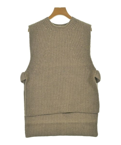 THREE SQUARE(スリースクエア)ベスト ベージュ サイズ:F/2200661691090