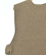 THREE SQUARE（スリースクエア）ベスト ベージュ サイズ:F レディース/2200661691120