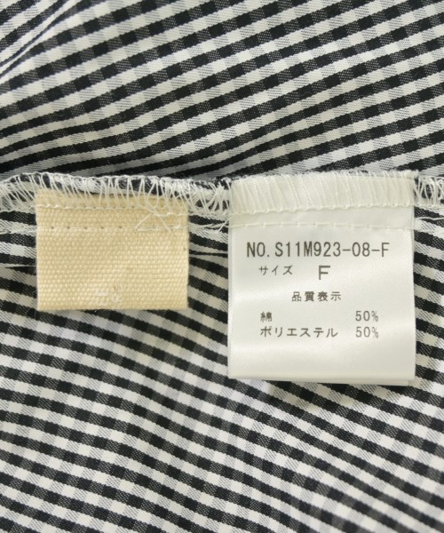 THREE SQUARE（スリースクエア）ブラウス 黒 サイズ:F レディース/2200661691410