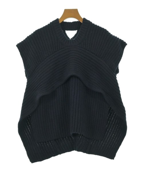 THREE SQUARE(スリースクエア)ベスト 紺 サイズ:F/2200661691502