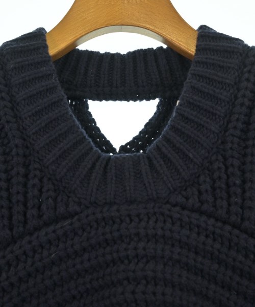 THREE SQUARE（スリースクエア）ベスト 紺 サイズ:F レディース/2200661691502