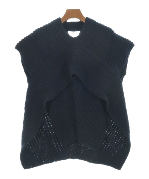 THREE SQUARE(スリースクエア)ベスト 紺 サイズ:F/2200661691588