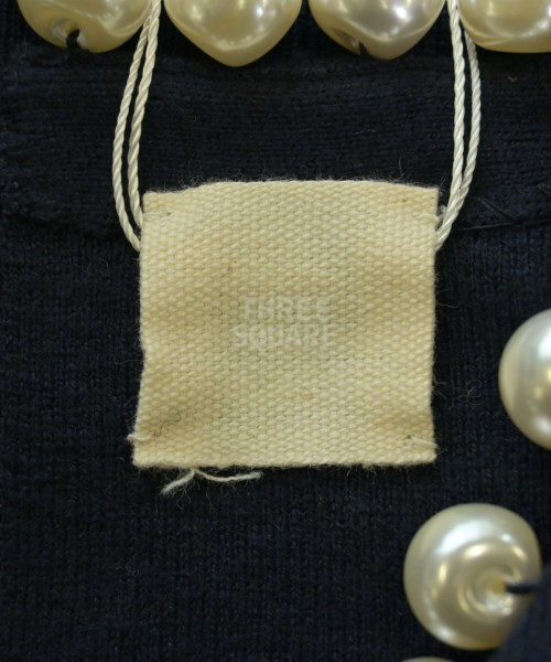 THREE SQUARE（スリースクエア）ニット・セーター 紺 サイズ:F レディース/2200661692011