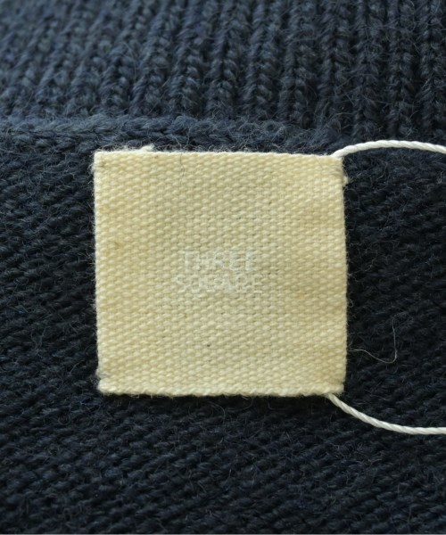 THREE SQUARE（スリースクエア）ニット・セーター 紺 サイズ:F レディース/2200661692028