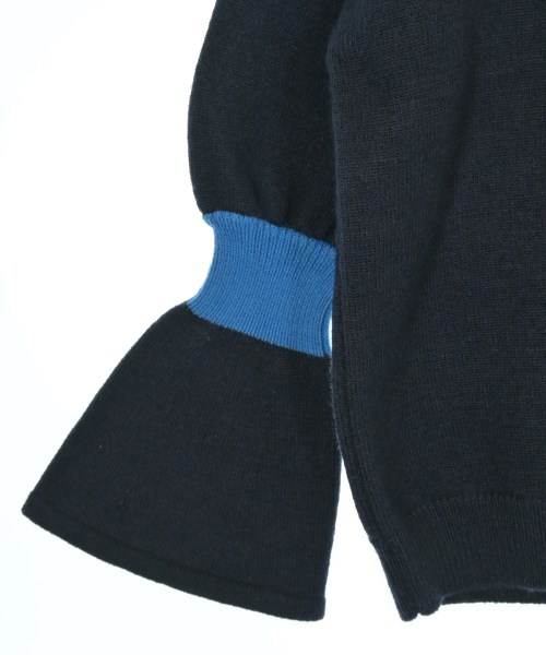 THREE SQUARE（スリースクエア）ニット・セーター 紺 サイズ:F レディース/2200661692035