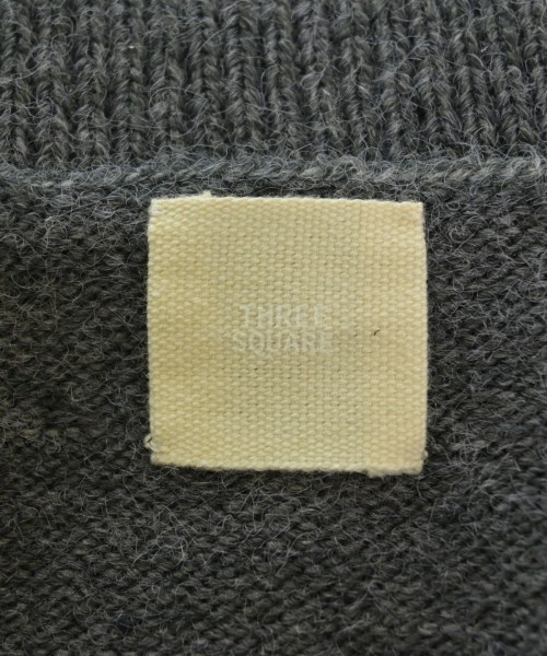 THREE SQUARE（スリースクエア）ニット・セーター グレー サイズ:F レディース/2200661692042