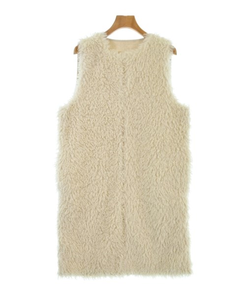 THREE SQUARE(スリースクエア)ベスト ベージュ サイズ:F/2200661692509