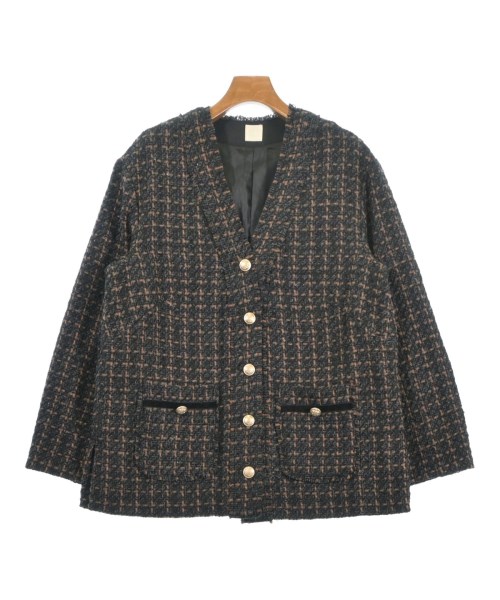 THREE SQUARE(スリースクエア)ジャケット 黒 サイズ:F/2200661692523