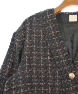 THREE SQUARE（スリースクエア）ジャケット 黒 サイズ:F レディース/2200661692530