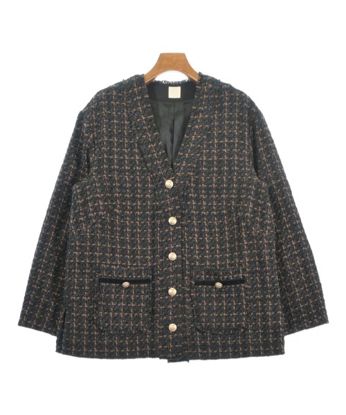 THREE SQUARE(スリースクエア)ジャケット 黒 サイズ:F/2200661692660