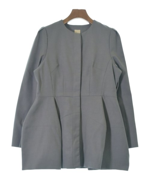 THREE SQUARE(スリースクエア)ノーカラージャケット グレー サイズ:38(M位)/2200661692820