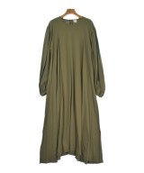 THREE SQUARE（スリースクエア）ワンピース カーキ サイズ:F レディース/2200661693063