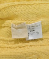 THREE SQUARE（スリースクエア）ニット・セーター 黄 サイズ:F レディース/2200661693896