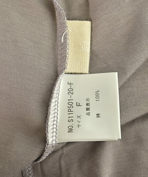 THREE SQUARE（スリースクエア）Tシャツ・カットソー 紫 サイズ:F レディース/2200661696057