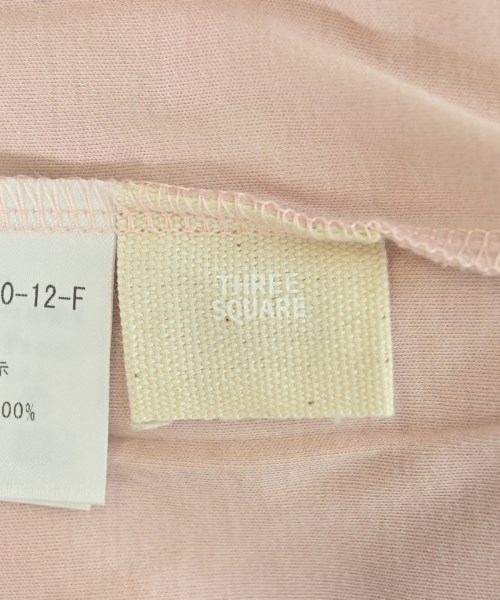 THREE SQUARE（スリースクエア）Tシャツ・カットソー ピンク サイズ:F レディース/2200661696330