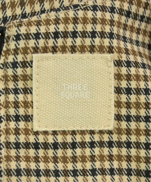THREE SQUARE（スリースクエア）ワンピース ベージュ サイズ:F レディース/2200661698044