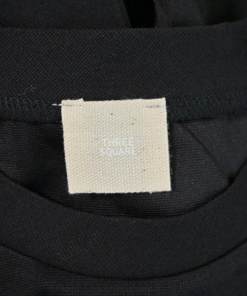 THREE SQUARE（スリースクエア）Tシャツ・カットソー 黒 サイズ:F レディース/2200661698389