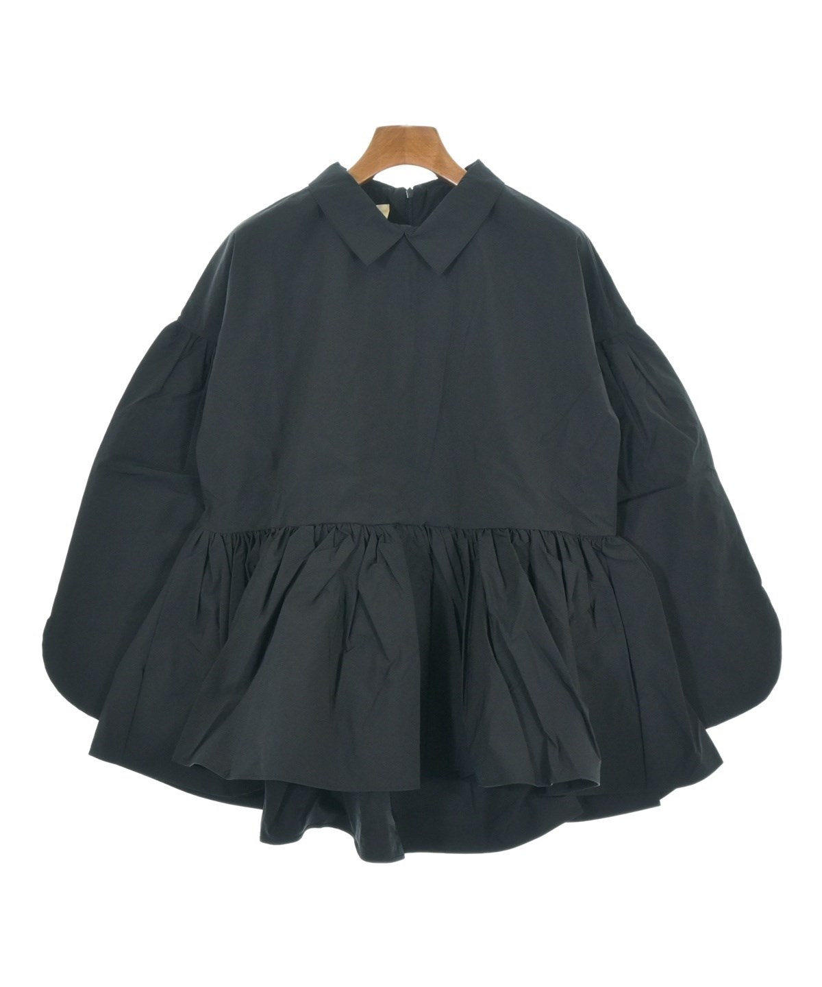 D&amp;G ディー＆ジー ブラウス S 黒 【古着】【中古】【送料無料】 SHIPS any（シップスエニィ）ブラウス 黒 サイズ:F レディース