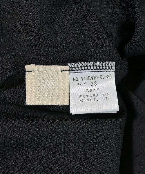 THREE SQUARE（スリースクエア）その他 黒 サイズ:38(M位) レディース/2200661699355