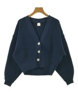 THREE SQUARE（スリースクエア）カーディガン 紺 サイズ:F レディース/2200661702062