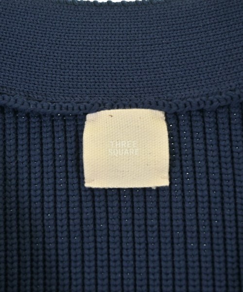 THREE SQUARE（スリースクエア）カーディガン 紺 サイズ:F レディース/2200661702116