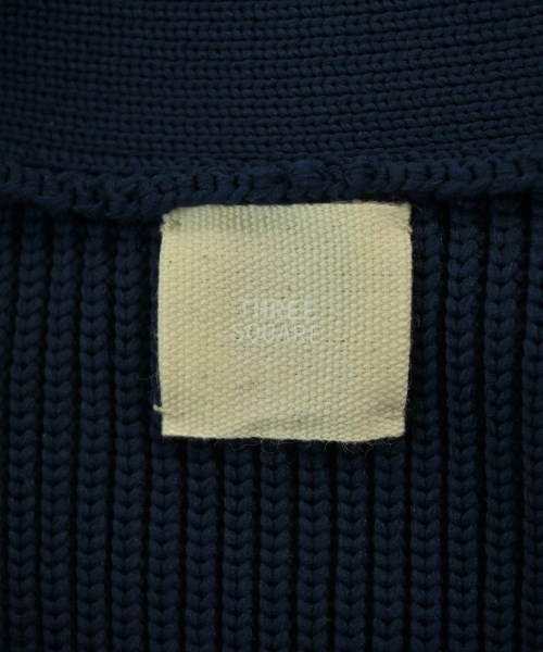 THREE SQUARE（スリースクエア）カーディガン 紺 サイズ:F レディース/2200661702147