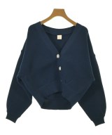 THREE SQUARE（スリースクエア）カーディガン 紺 サイズ:F レディース/2200661702147