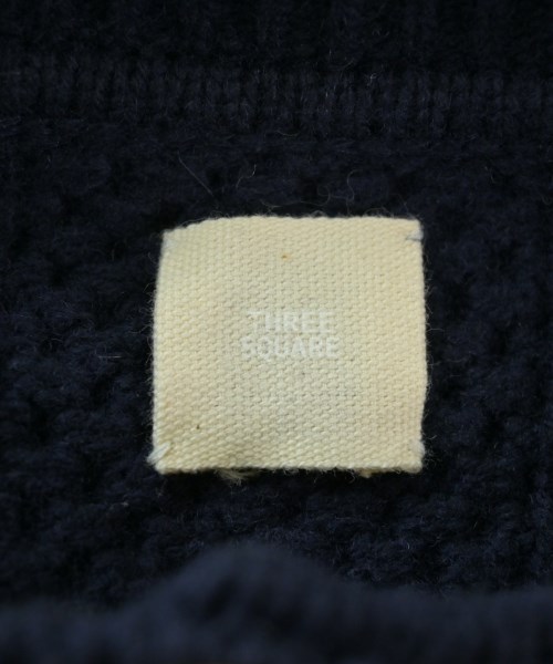 THREE SQUARE（スリースクエア）カーディガン 紺 サイズ:F レディース/2200661703014