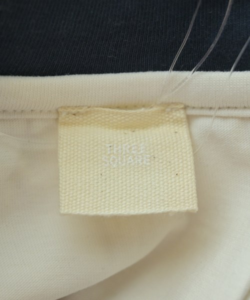 THREE SQUARE（スリースクエア）Tシャツ・カットソー 白 サイズ:F レディース/2200661703953