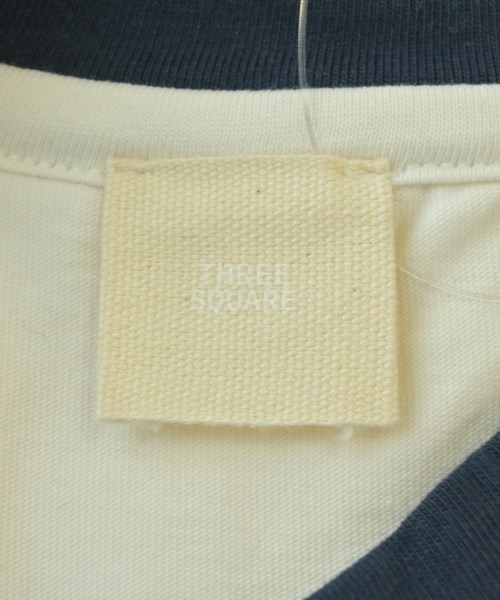 THREE SQUARE（スリースクエア）Tシャツ・カットソー 白 サイズ:F レディース/2200661704035
