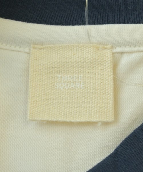 THREE SQUARE（スリースクエア）Tシャツ・カットソー 白 サイズ:F レディース/2200661704059