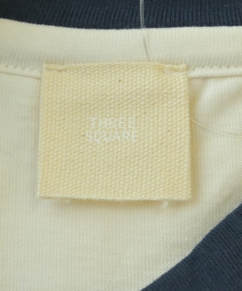 THREE SQUARE（スリースクエア）Tシャツ・カットソー 白 サイズ:F レディース/2200661704080