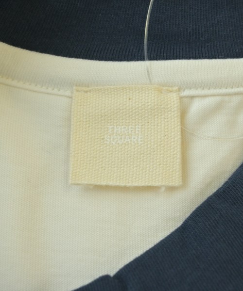 THREE SQUARE（スリースクエア）Tシャツ・カットソー 白 サイズ:F レディース/2200661704097