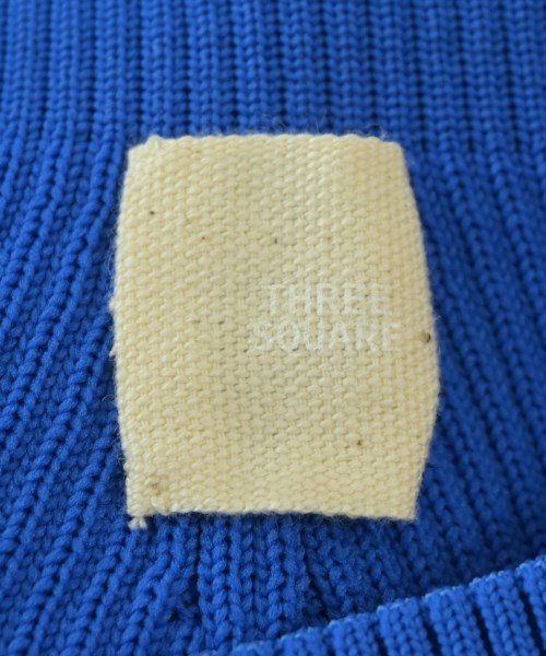 THREE SQUARE（スリースクエア）ワンピース 青 サイズ:F レディース/2200661704363