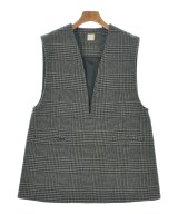 THREE SQUARE（スリースクエア）ベスト 黒 サイズ:F レディース/2200661705421